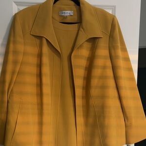 Yellow Business Dress Suit